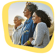 two women at HOW participating in health and wellness program