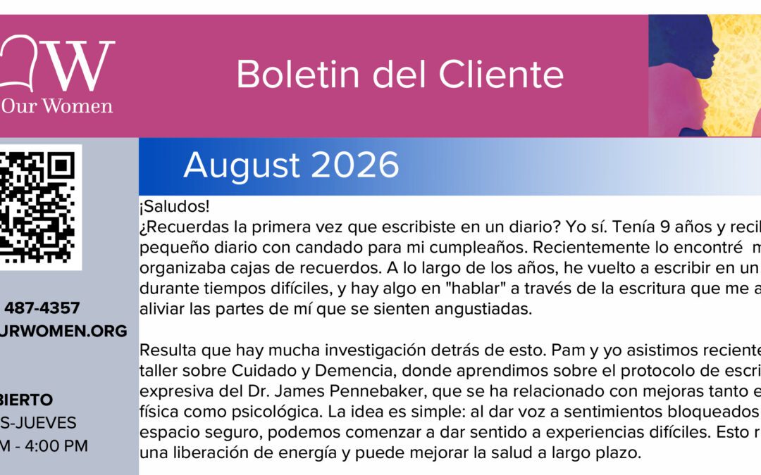 Boletín de Clientes y Miembros Agosto – 2026
